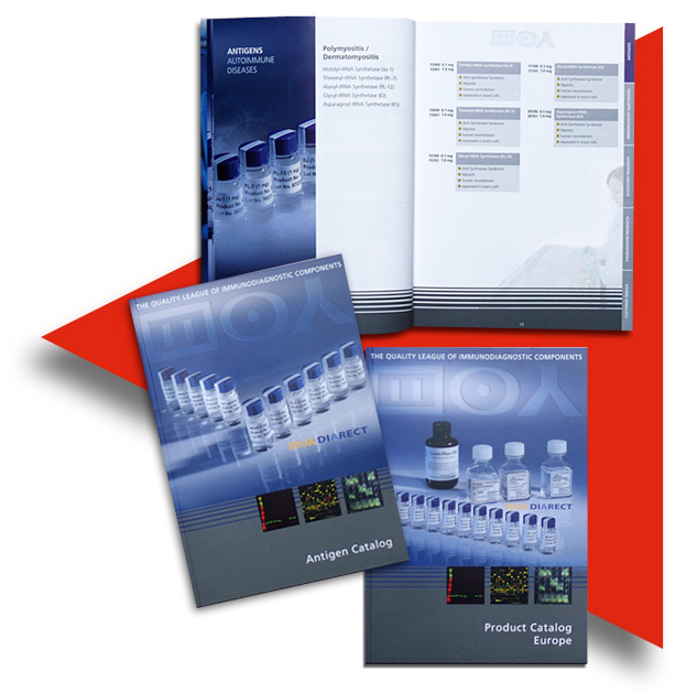 Katalog-Gestaltung, DIARECT AG, Produkt-Katalog